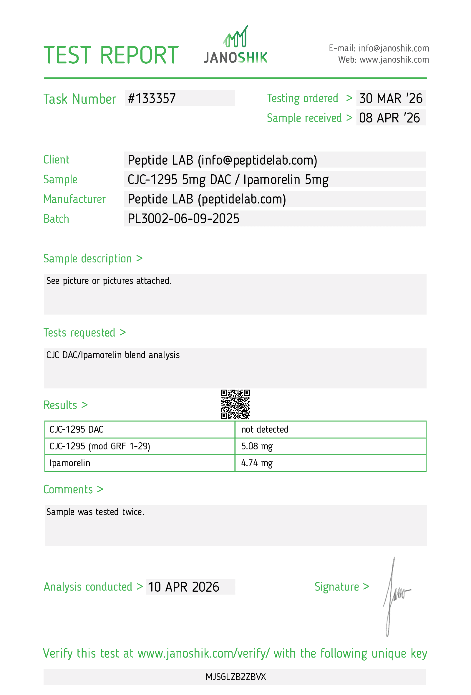 CJC-1295 With DAC + Ipamorelin - 10 Vial Kit
