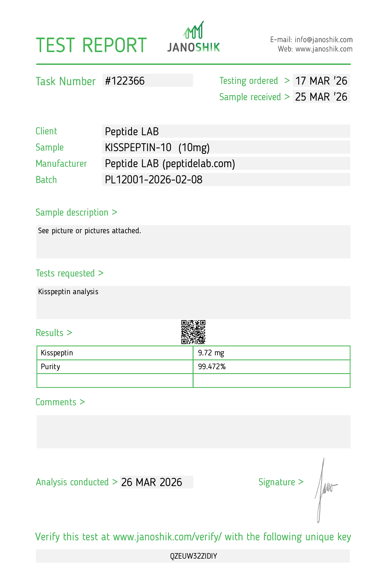 KISSPEPTIN-10